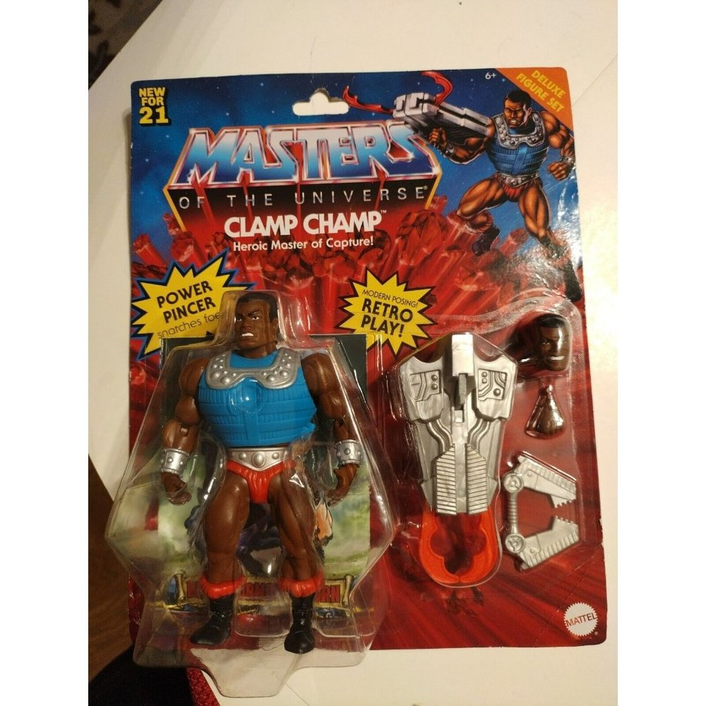 Mattel Masters of the Universe Origins Clamp Champ Action Figure